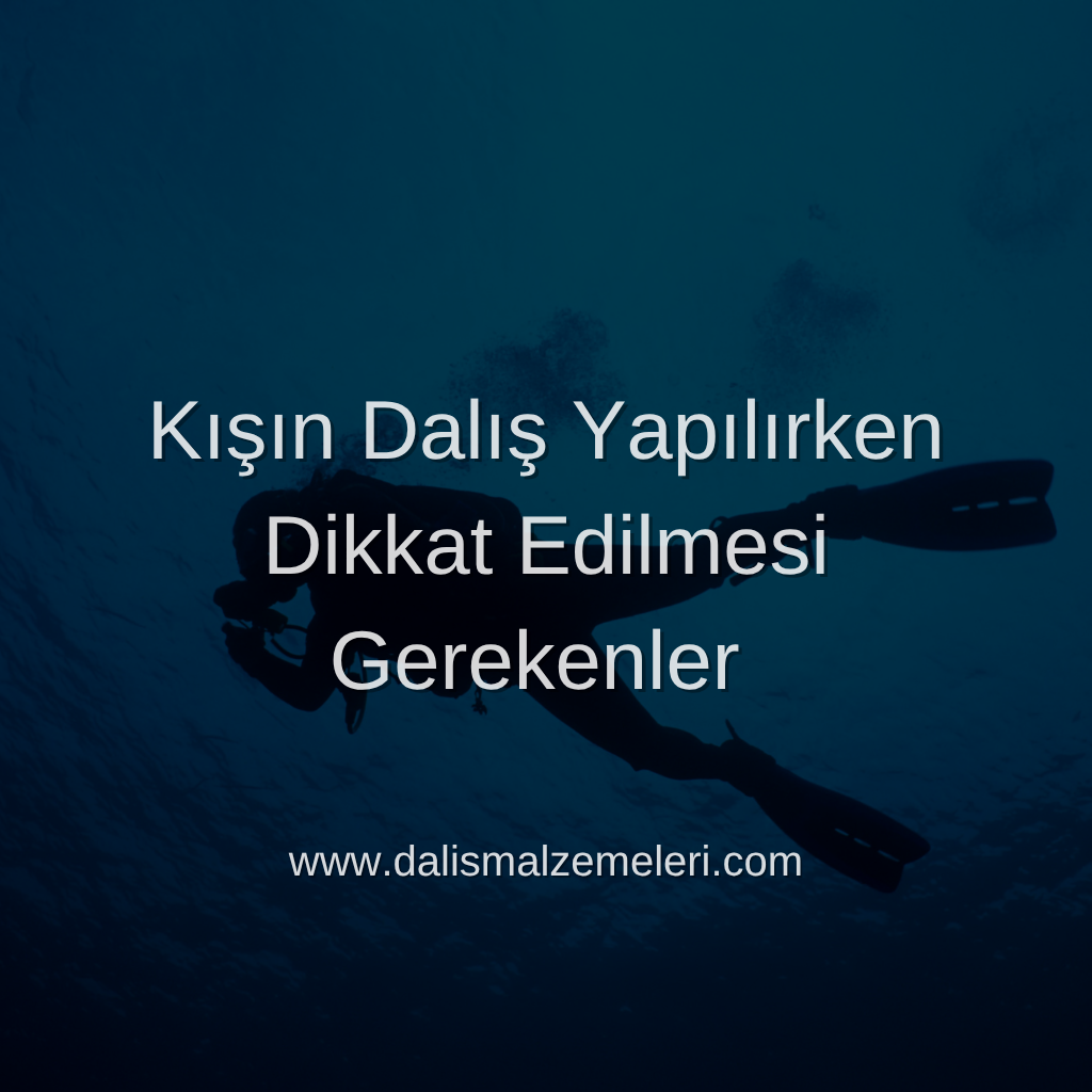 Kışın Dalış Yapılırken Dikkat Edilmesi Gerekenler