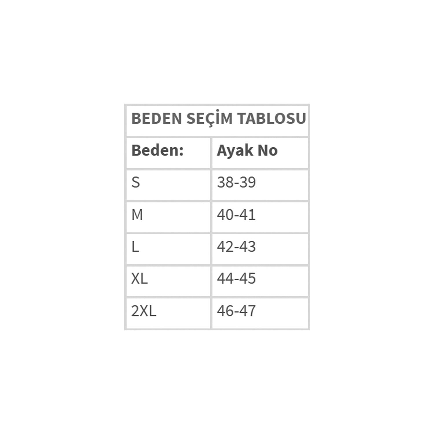 5mm.Tabanlı Çorap Jarse