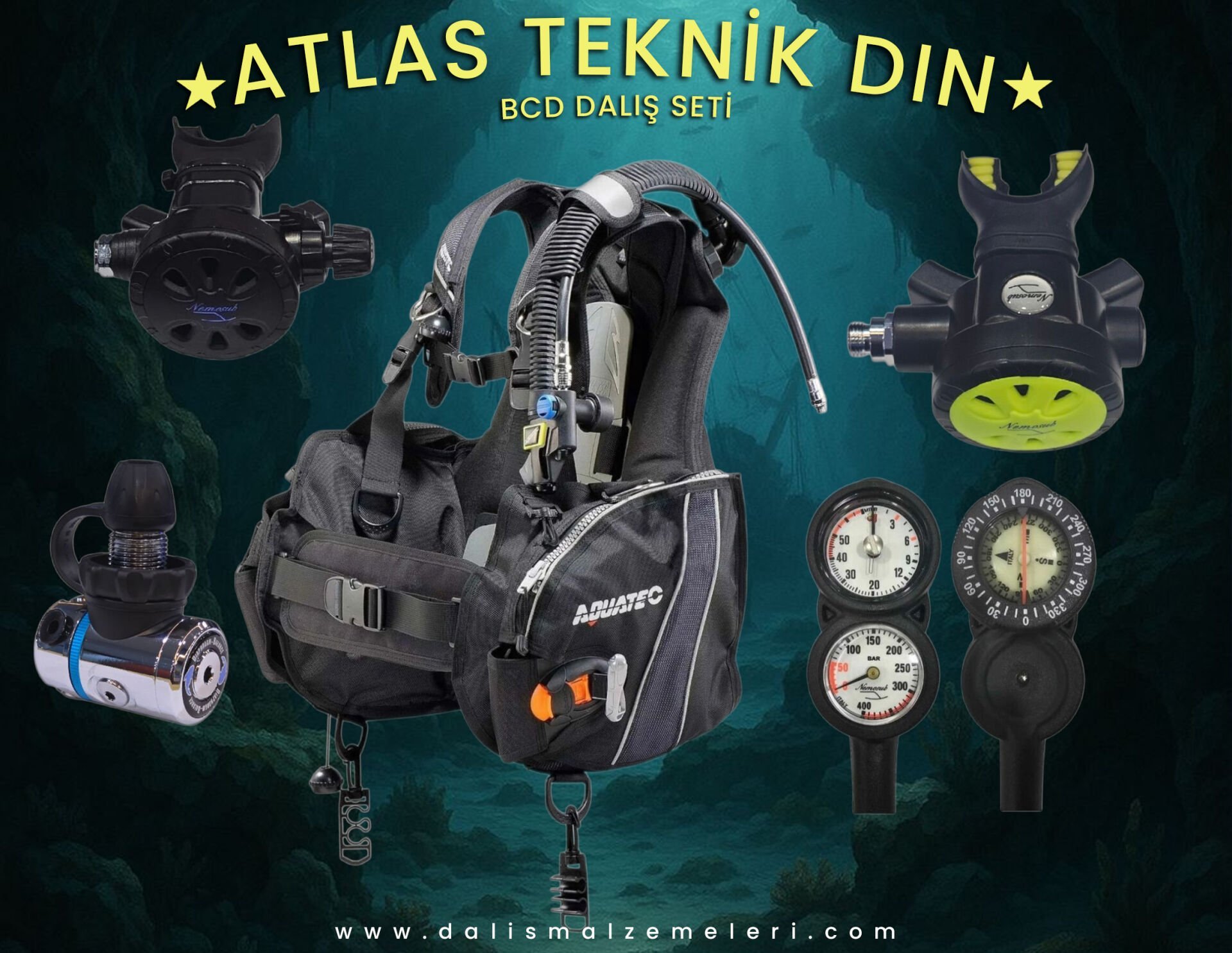 ATLAS TEKNİK DALIŞ SETİ / DIN