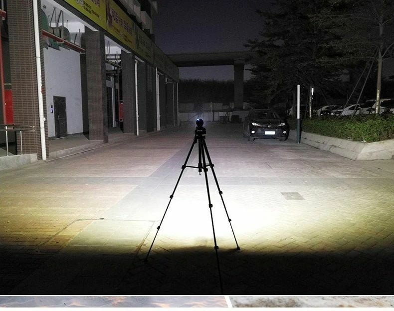 IPX8 27 LED'li Dalış Feneri - Pil ve Şarj Cihazı Dahil