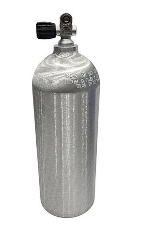 7,0 L. Alüminyum Tüp-Vanalı (Dalış Tüpü)