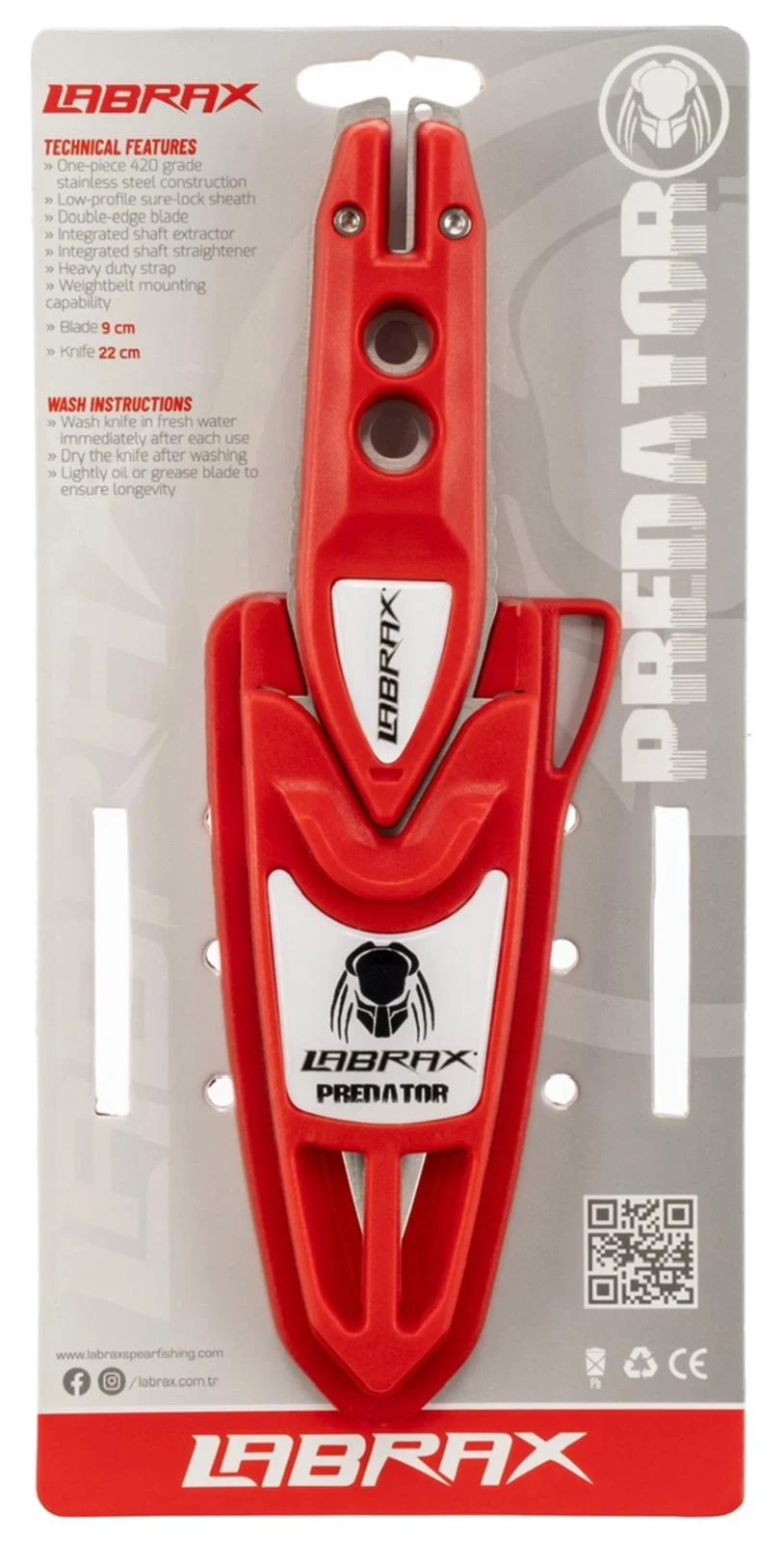 Labrax Predator Dalış Bıçağı